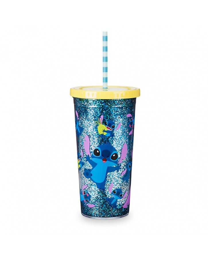 Bene Disney: Negozio di Disney//Bicchiere con cannuccia Stitch Disney Store  A prezzi scontati